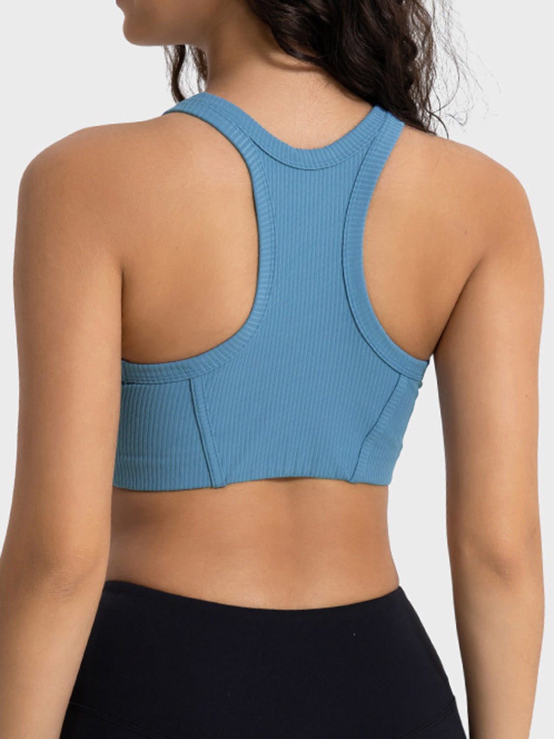 Wide Strap Cropped Sport Tank