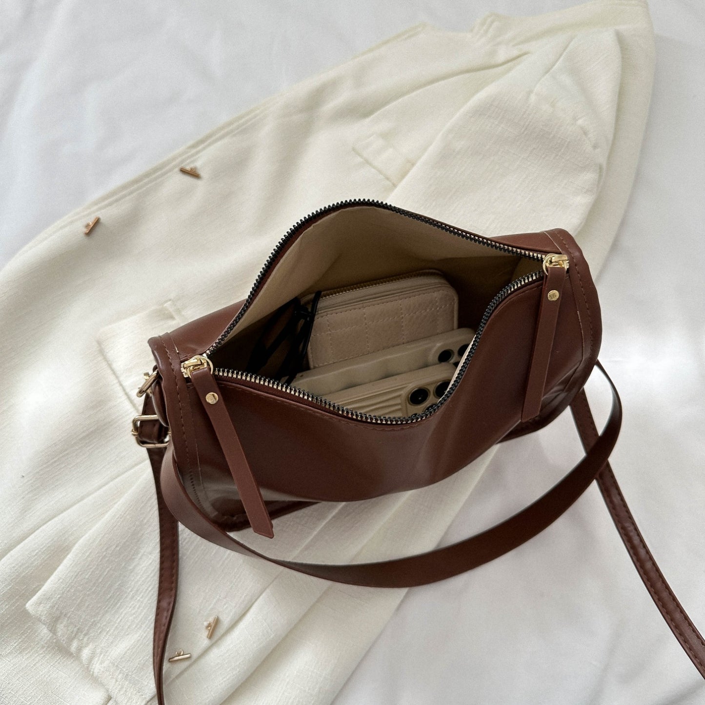 PU Leather Shoulder Bag